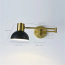 Axyaa Adjustable LED Wall Lamp with Touch Sensor Switch for Bedside Reading
