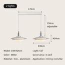 Axyaa Nordic Saucer LED Pendant Chandelier for Dining Room, Bar, Kitchen - Creative Home Lighting