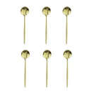 Axyaa Mini Stainless Steel Tea Spoon Set for Coffee, Tea, and Sauces
