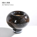 Axyaa Glass High Footed Vase for Artistic Flower Arrangements