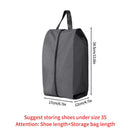 Axyaa Oxford Shoe Storage Bag Waterproof Nylon Zipper Organizer for Men and Women