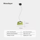Axyaa Nordic Glass LED Pendant Lights Industrial Chandelier for Home Decor