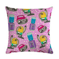 Mini Bulb Decorative Flax Pillowcase by Axyaa - 45*45cm