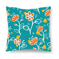 Axyaa Flower Print Nordic Pillowcase - 45x45CM Decorative Sofa Cushion Cover