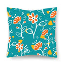 Axyaa Flower Print Nordic Pillowcase - 45x45CM Decorative Sofa Cushion Cover