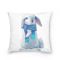 Easter Bunny Polyester Throw Pillow for Home Decor Sofa by Axyaa