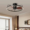 Axyaa Foldable Ceiling Fan with LED Light & Remote Control | Modern Bedroom Living Room Lighting