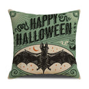 Axyaa Halloween Fun Linen Pillowcase Cojines Home Sofa Decoration Covers