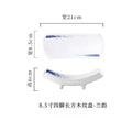 Axyaa Ceramic Sushi & Hot Pot Plate Set for Commercial Use