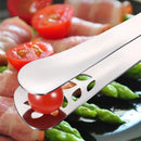 Axyaa Dolphin Bread Clamp: Stainless Steel Non-Stick Kitchen Tongs