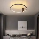 Axyaa Circular LED Ceiling Light: Nordic Minimalist Design for Bedroom, Study, Office