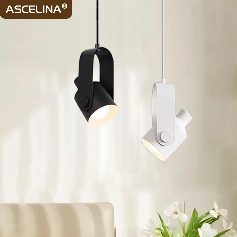 Axyaa Rotatable Iron LED Pendant Light for Home Fixture Illumination