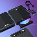 Axyaa USB 3.0 External CD DVD RW Optical Drive for PC Laptop