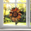 Sunflower Acrylic Wall Hanging by Axyaa - Home Decorative Art for Bedroom or Window