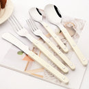 Axyaa Stainless Steel Dinnerware Set - 20pcs Western Kitchen Flatware