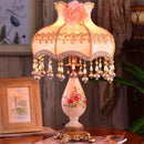 Axyaa European Table Lamp LED Originality Luxurious Living Room Bedroom Study Light