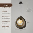 Axyaa Wabi Sabi Nordic LED Pendant Lights for Modern Home Decor