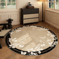 Axyaa Elegant Medieval Round Carpet | Luxury Living Room Bedroom Rug
