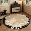 Axyaa Elegant Medieval Round Carpet | Luxury Living Room Bedroom Rug