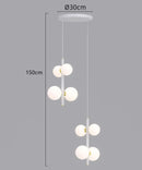 Axyaa Modern Dining Room Pendant Light LED Chandelier Ceiling Lamp Interior Lighting
