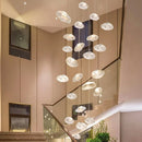 Axyaa Nordic Home Decoration Stair Chandelier Living Room Bedroom Dining Room Ceiling Light