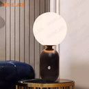 Axyaa Glass Ball Table Lamp - Modern Living Room Lighting Fixture