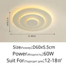 Axyaa Nordic Corrugated Chandelier Flush Mount Ceiling Light