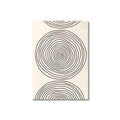 Nordic Minimalist Style Abstract Line Graphic Wall Art Prints by Axyaa