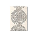 Nordic Minimalist Style Abstract Line Graphic Wall Art Prints by Axyaa