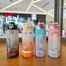 Axyaa 700ml Gradient Tea Filter Water Bottle - Portable & Cute for Girls