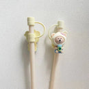 Axyaa Bear Silicone Straw Cap for 30oz Tumblers