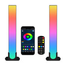 Axyaa RGB LED Floor Lamp: Smart APP Control Music Night Light Strip for Colorful Indoor Ambiance