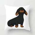 Axyaa Dachshund Cushion Cover 45x45cm Cute Dog Puppy Throw Pillow Cases