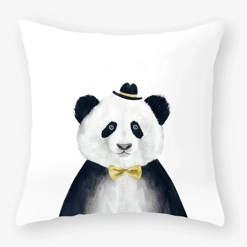 Axyaa Cartoon Animal Cushion Cover 45*45cm