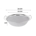 Axyaa Stainless Steel Flour Sieve Double Handle Food Filter Strainer Skimmer