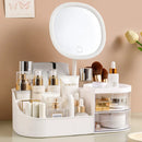 Axyaa Desktop Makeup Box: Compact Cosmetic Storage for Dressing Table & Organization.