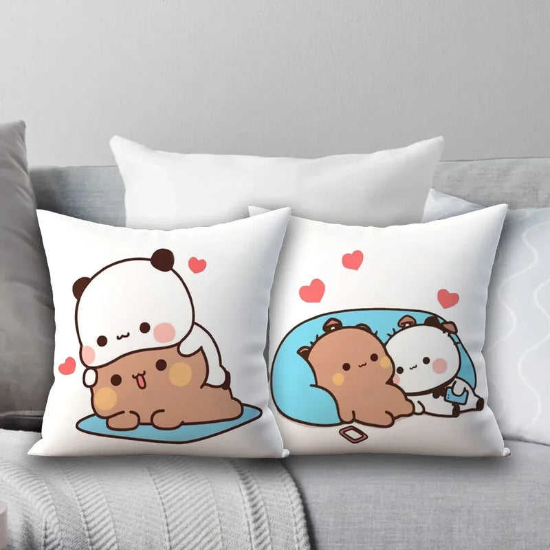 Axyaa 45x45 Cushion Cover, Cute Square Pillowcase, Birthday Wedding Gift