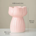 Axyaa Red Ceramic Vase: Elegant Living Room Decor & High-End Ornament