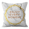 Axyaa Geometric Letters Print Sofa Cushion Cover Home Decor Party Bedding