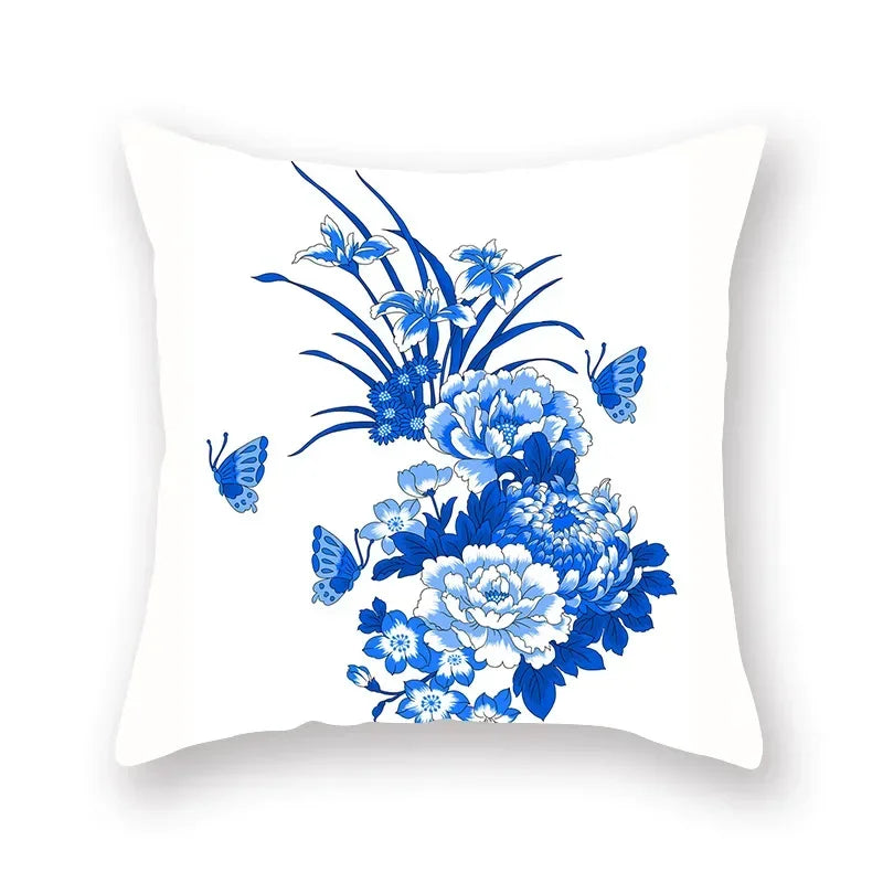 Geometric Mandala Flower Print Pillowcase for Home Decor by Axyaa