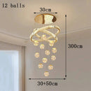 Axyaa Luxury Crystal Chandelier, Bedroom Ceiling Light, Living Room Pendant Lamp