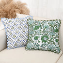 Axyaa Floral Printed Ruffle Pillow Cover Set - Home Decor Living Room