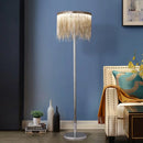 Axyaa Fringed Floor Lamp: Elegant, Energy-Saving Light for Living Room and Bedroom