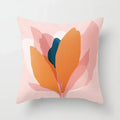 Axyaa Minimal Line Abstract Sun Pattern Plush Pillow Case