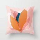 Axyaa Minimal Line Abstract Sun Pattern Plush Pillow Case