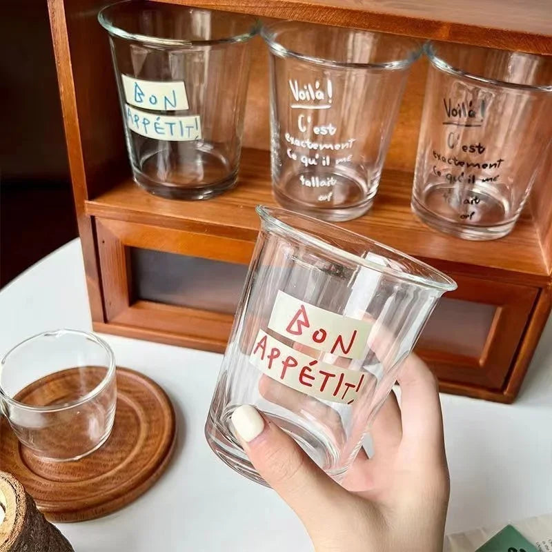 Axyaa Classic Glass Coffee Cup 350ML