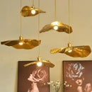 Axyaa Lotus Leaf Chandelier Pendant Lamp for Kitchen Living Dining Room