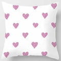 Axyaa Yellow Pink Pattern Square Pillowcase Home Decoration Cushion Cover