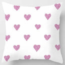 Axyaa Yellow Pink Pattern Square Pillowcase Home Decoration Cushion Cover