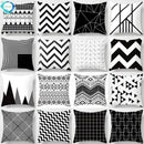 Axyaa Geometric Sofa Cushion Cover Pillowcase Polyester Throw Pillow
